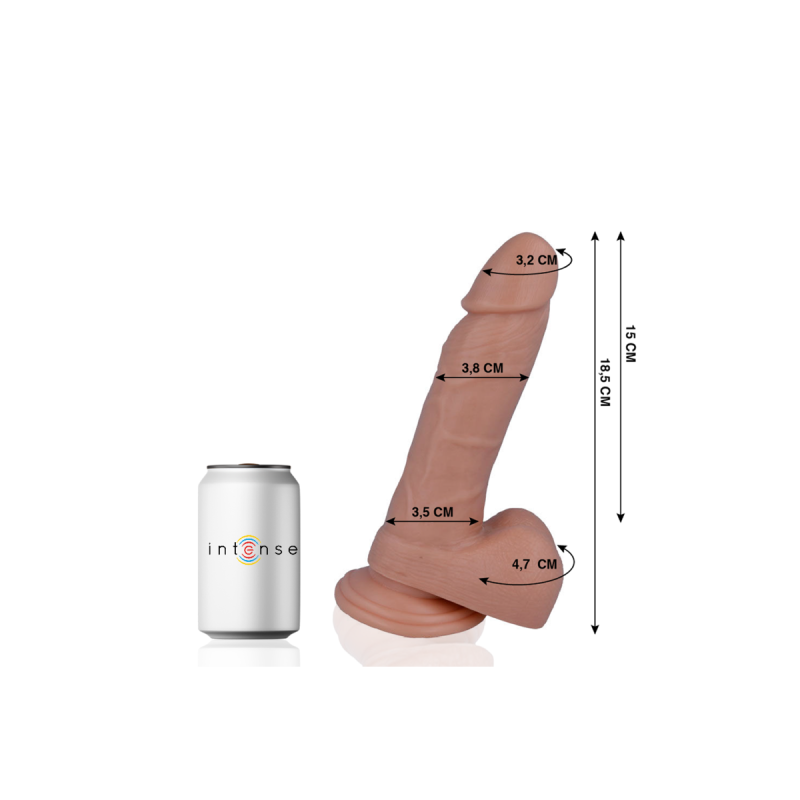 Mr Intense - 14 Pene Realistico 18.5 Cm - O - 3.8 Cm | Vybes.it
