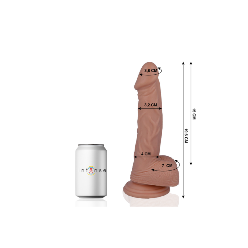 Mr Intense - 16 Pene Realístico 19.6 Cm - O - 3.2 Cm | Vybes.it