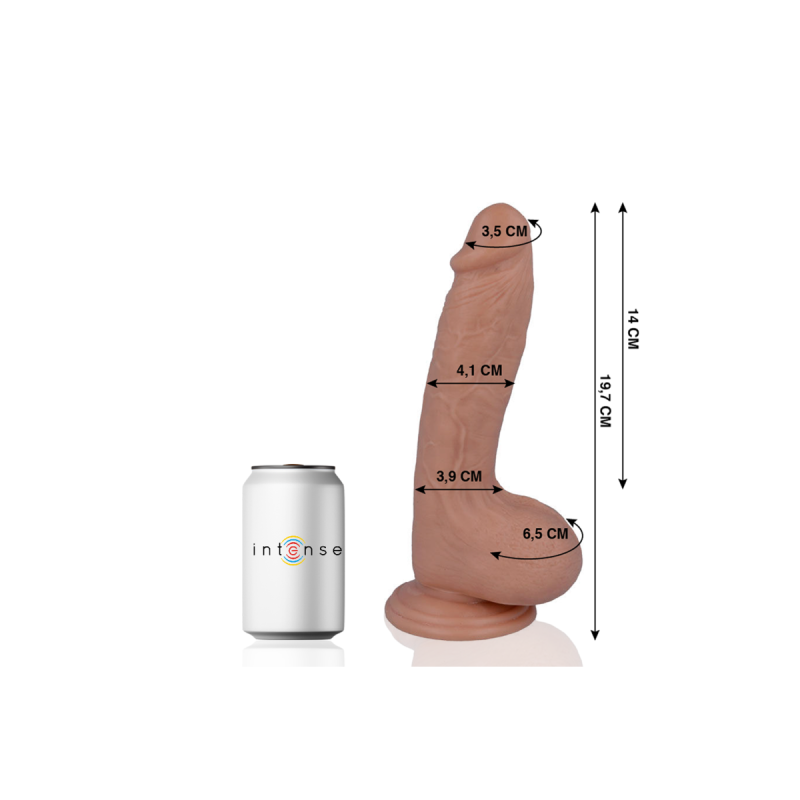 Mr Intense - 17 Pene Realistico 19.7 Cm - O - 4.1 Cm | Vybes.it
