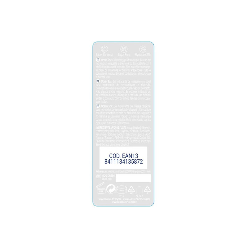 CONTROL - 2 EN 1 MASSAGGIO E PIACERE MARE MEDITERRANEO 200 ML - CONTR…