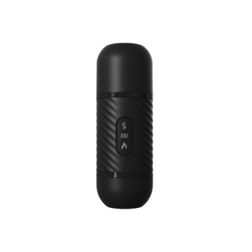 Vibrador Anal Recargable Con Función Empuje, Calor Y Control Remoto