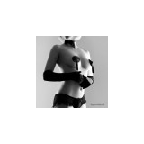 Bijoux - Burlesque Cubrepezones Negro | Vybes.it