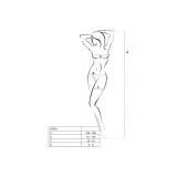 PASSION - WOMAN BS020 BODYSTOCKING BLACK ONE SIZE - PASSION WOMAN BOD…