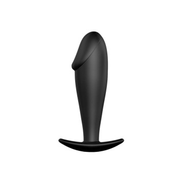Pretty Love - Plug Anal Silicona Forma Pene Negro | Vybes.it