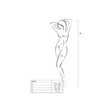 PASSION - WOMAN BS032 RED BODYSTOCKING ONE SIZE - PASSION WOMAN