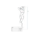 PASSION - FEMME BS045 BODYSTOCKING NOIR TAILLE UNIQUE - PASSION WOMAN
