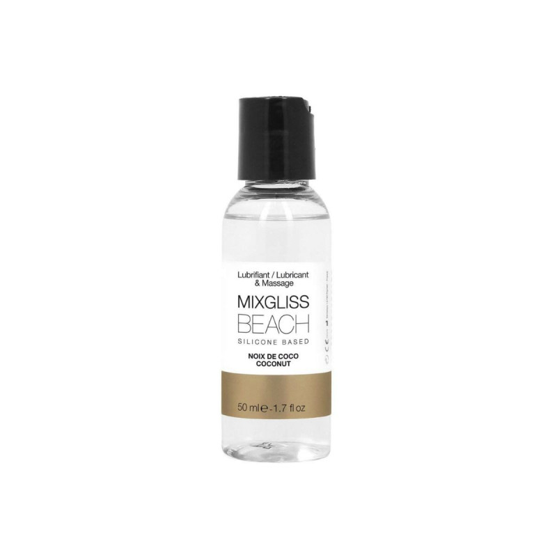 MIXGLISS - LUBRIFIANT SILICONE PLAGE 50 ML - Aux saveurs délicieuses