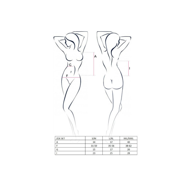 PASSION - WOMAN ZOE SET TALLA S/M