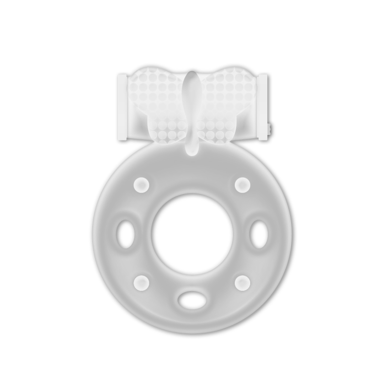 CASUAL LOVE - BAGUE 34 TRANSPARENTE - Cockring avec vibration