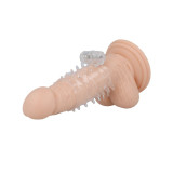 CASUAL LOVE - RING VIBRATING SLEEVE TRANSPARENT - Penis sleeves witho…