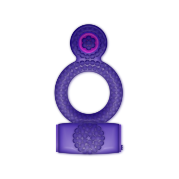 CASUAL LOVE - ANELLO DOUBLE PLEASURE LILLA - Cockring con vibrazione