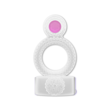 CASUAL LOVE - ANELLO DOPPIO PIACERE TRASPARENTE - Cockring con vibraz…