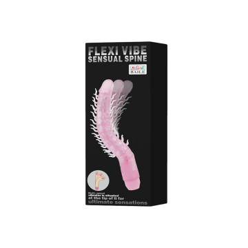 Baile - Flexi Vibe Sensual Spine Bendable Vibrating Dildo Lila 23.5