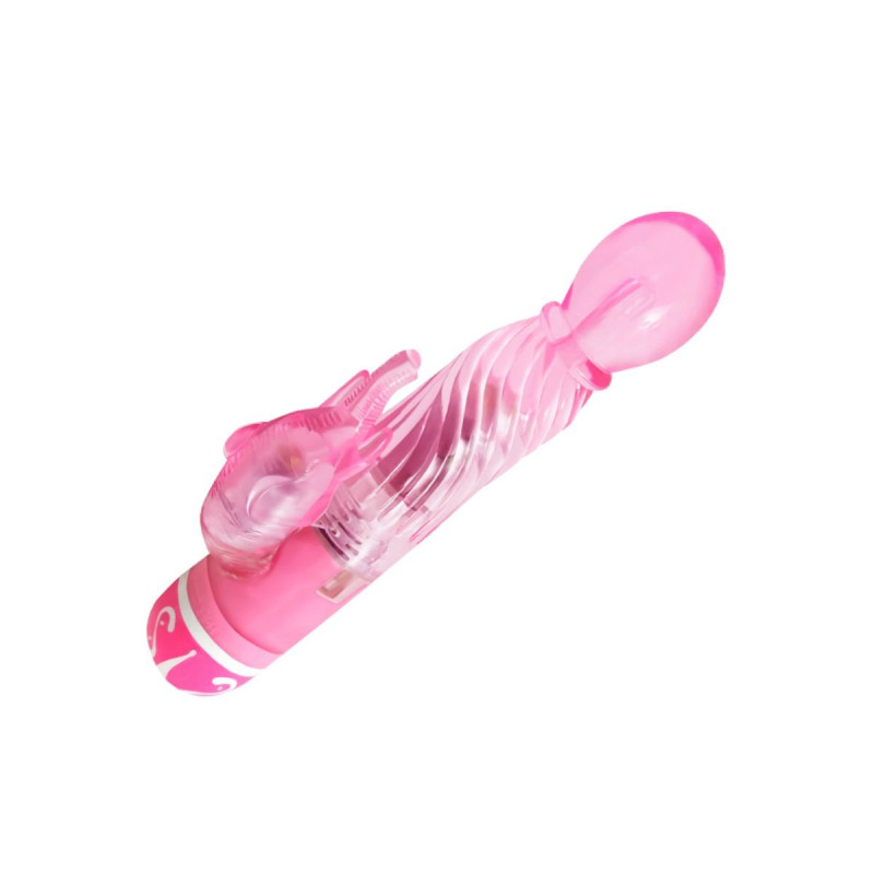 Baile - Vibrador Multivelocidad Con Estimulador Rosa | Vybes.it