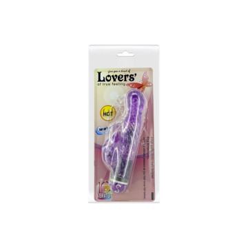 Baile - Vibrador Multivelocidad Con Estimulador Lila | Vybes.it