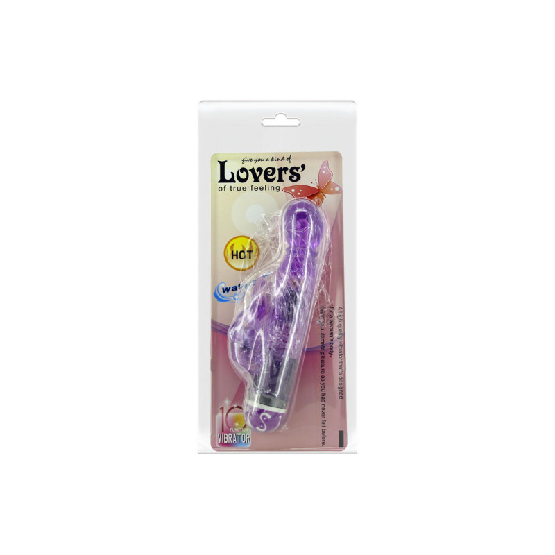Baile - Vibrador Multivelocidad Con Estimulador Lila | Vybes.it