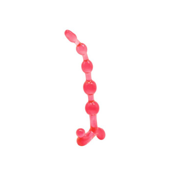 BAILE - BENDY TWIST RED ANAL BALLS - BAILE ANAL - Anal Dildos