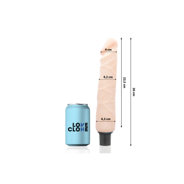 Loveclone - Jansen Selbstschmierender Vibrator 26 Cm - O - 4.2 Cm |