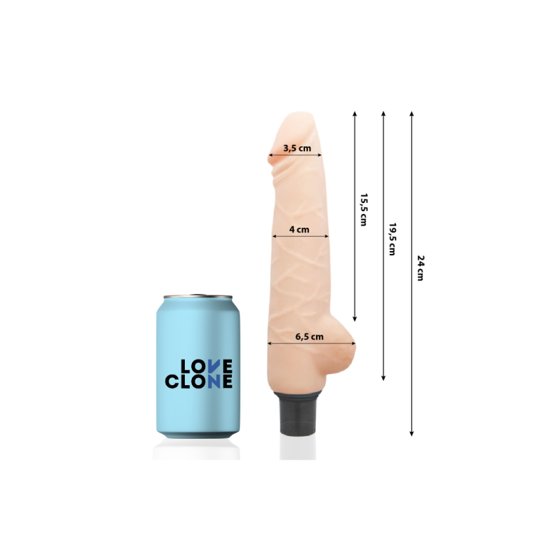 Loveclone - Harald Vibrador Realístico Self Lubrication 24 Cm - O