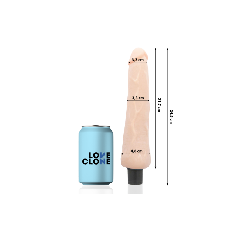 Loveclone - Ragnar Self Lubrication Vibrator 24.5 Cm - O - 3.5 Cm |