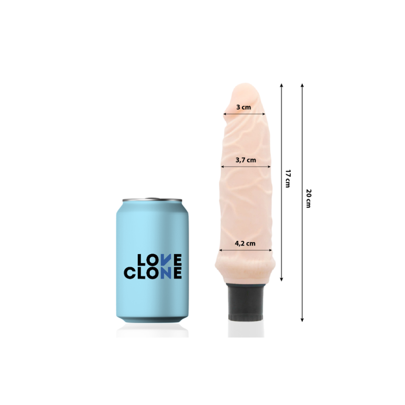 Loveclone - Ivar Selbstschmierender Vibrator 20 Cm - O - 3.7 Cm |