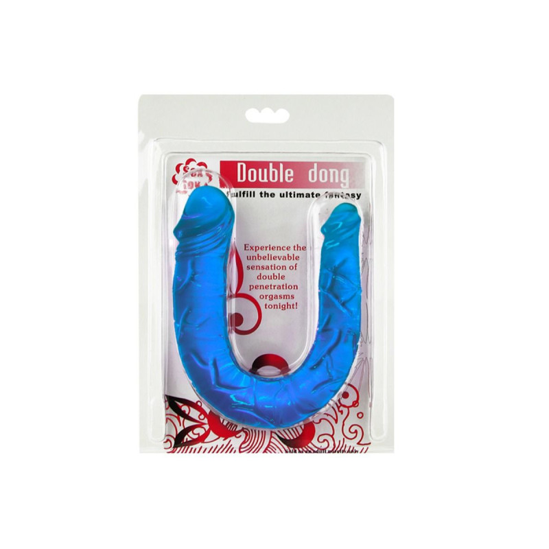 Baile - Double Dong Dildo Doble Azul | Vybes.it