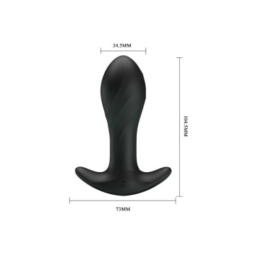 Pretty Love - Vibrador Anal Negro | Vybes.it