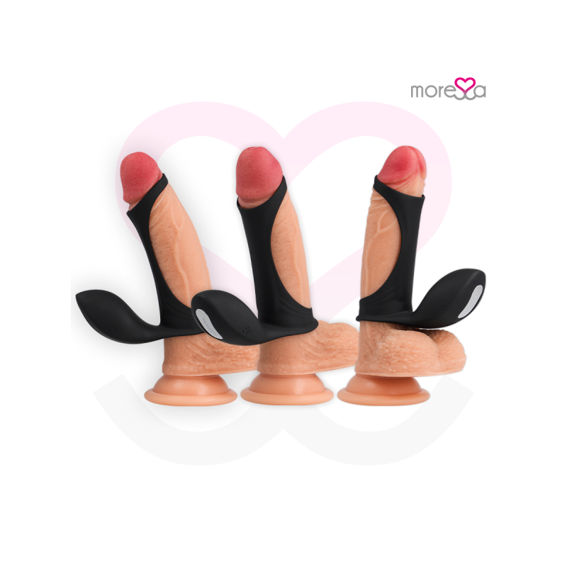 Moressa - Brandon Potente Anillo Vibrador Con Funda De