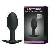 PRETTY LOVE - PLUG ANALE IN SILICONE 6.5 CM NERO