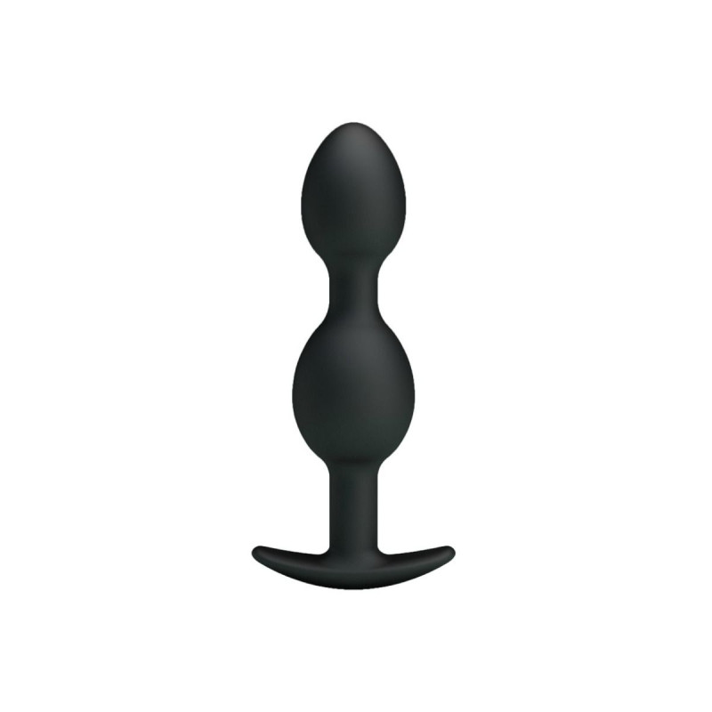 Pretty Love - Bolas Anales Silicona 12.5 Cm Negro | Vybes.it