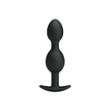 Pretty Love - Silikon Analkugeln 12.5 Cm Schwarz | Vybes.it