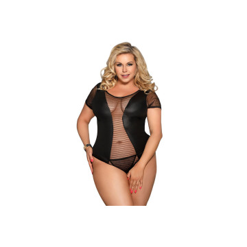 Subblime - Fetish Teddy Manga Corta Talla Grande | Vybes.it