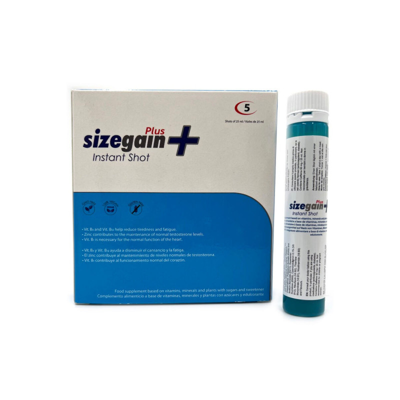 500 Cosmetics - Sizegain Plus Instant Shot Vigorizante Masculino 5