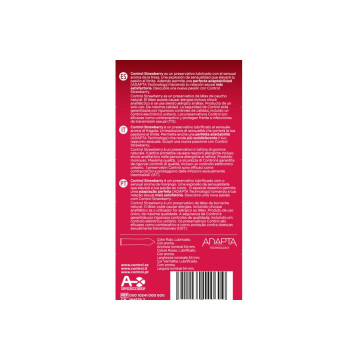 CONTROL - ADAPTS STRAWBERRY 12 UNITS - CONTROL CONDOMS - Flavors
