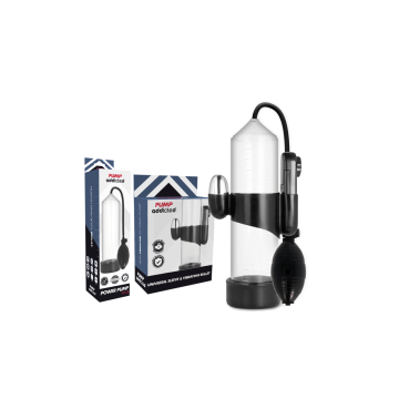 Pump Addicted - Bomba Erección Rx3 Transparente Con Vibrador |