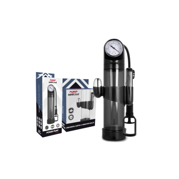 Pump Addicted - Bomba Erección Rx9 Negro Con Vibrador | Vybes.it