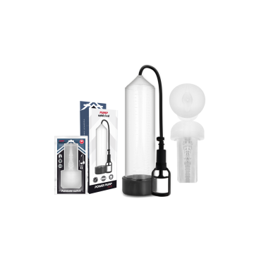 Pump Addicted - Bomba Erección Rx7 Transparente Con Masturbador |
