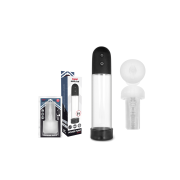 Pump Addicted - Bomba Erección Rx11 Automática Con Masturbador |