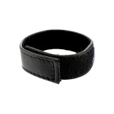 Leather Body - Correa Cuero Ajustable Con Velcro Para Pene Negro |