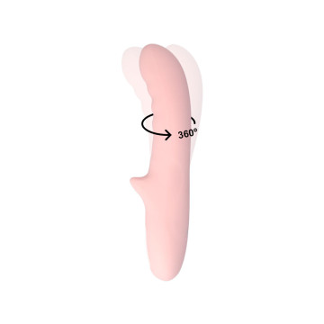 Mia - Pisa Vibrador Rotador Rosa | Vybes.it