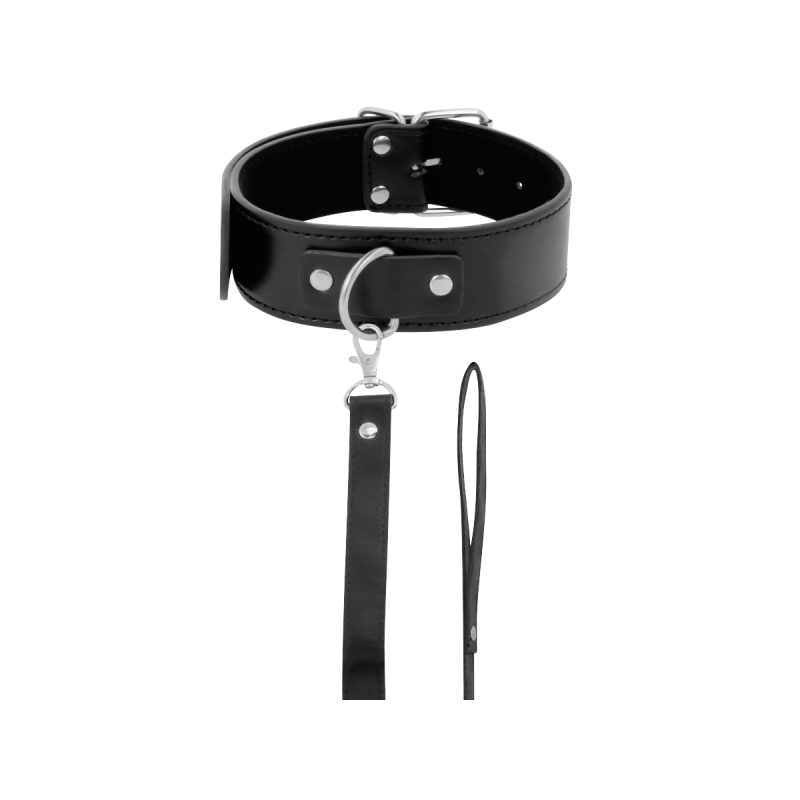 Darkness - Collier De Posture Avec Chaîne En Cuir | Vybes.it