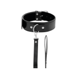Darkness - Collier De Posture Avec Chaîne En Cuir | Vybes.it