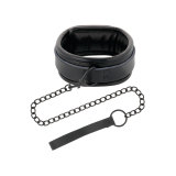 Darkness - Collier Noir Avec Chaîne | Vybes.it