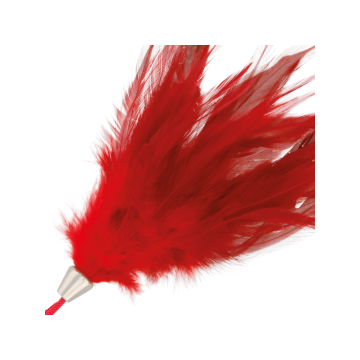 DARKNESS - PENNA STIMOLANTE ROSSA 17CM - DARKNESS SENSATIONS - Boa e…