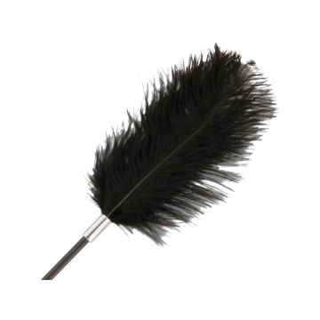 DARKNESS - FRUSTA DI PIUME NERA DELLAMORE 56 CM - DARKNESS SENSATIONS…