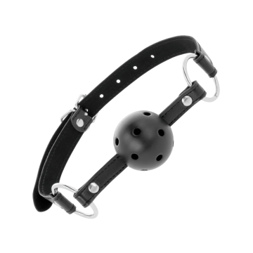 DARKNESS - BAVAGLINO TRASPIRANTE NERO - DARKNESS BONDAGE - Mascelle
