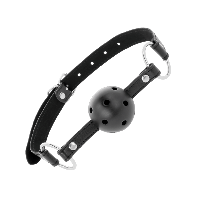 DARKNESS - BAVAGLINO TRASPIRANTE NERO - DARKNESS BONDAGE - Mascelle