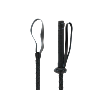 DARKNESS - LEATHER FETISH BDSM WHIP 60CM - DARKNESS SENSATIONS - Whip…