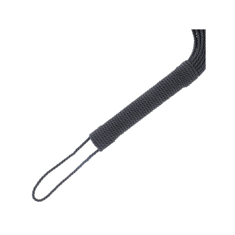 DARKNESS - BLACK BONDAGE WHIP 50CM - DARKNESS SENSATIONS - BDSM whips