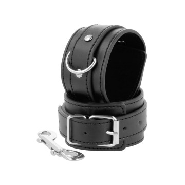 Darkness - Schwarze Verstellbare Handschellen Mit Doppeltem
